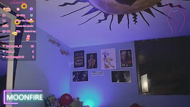 Snapshot of moonfiredancer chatting on 22, 1, 2025 moonfiredancer online show from 22, 1, 2025