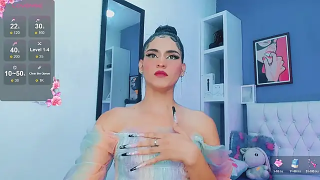 valentina princess  online show from 1, 3, 2025