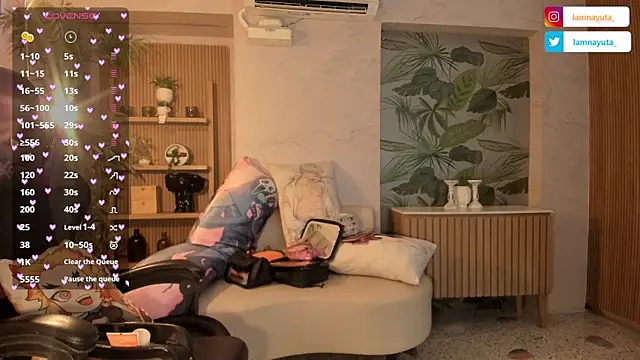 Snapshot of IamNayuta chatting on 12, 7, 2026 IamNayuta online show from 12, 7, 2026