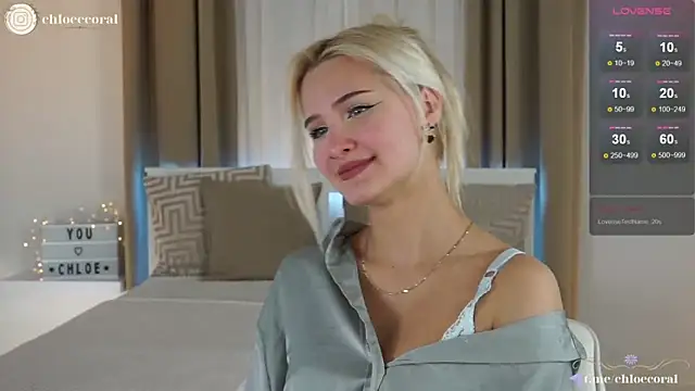 ChloeCoral online show from 13, 1, 2025