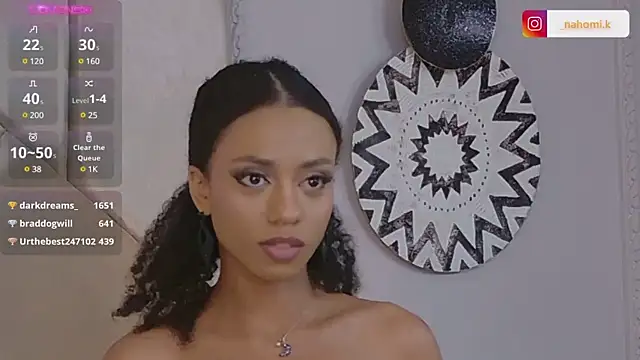 Snapshot of Nahomi_King chatting on 10, 1, 2025 Nahomi King online show from 10, 1, 2025