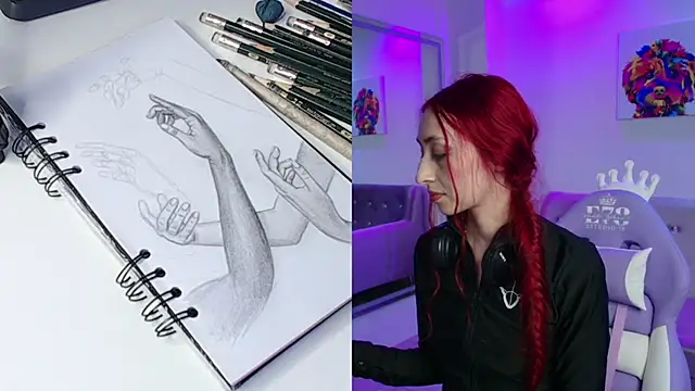 Vermelha Gremory  online show from 29, 12, 2024