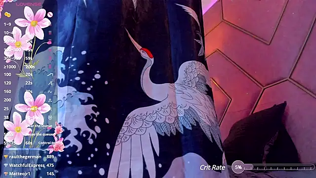 Snapshot of Yuri_Stars chatting on 8, 1, 2025 Yuri Stars online show from 8, 1, 2025