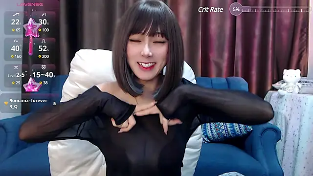 Snapshot of Rika-Q chatting on 2, 12, 2024 Rika-Q online show from 2, 12, 2024