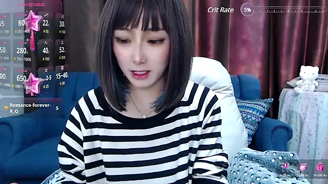 Snapshot of Rika-Q chatting on 6, 12, 2024 Rika-Q online show from 6, 12, 2024