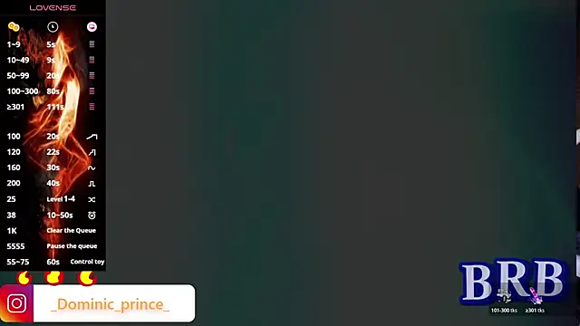 Snapshot of DominicPrince chatting on 13, 11, 2025 DominicPrince online show from 13, 11, 2025