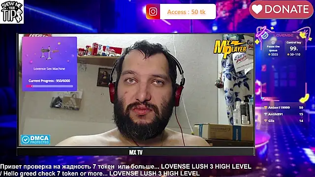 BISEXGOOD777 online show from 7, 5, 2026