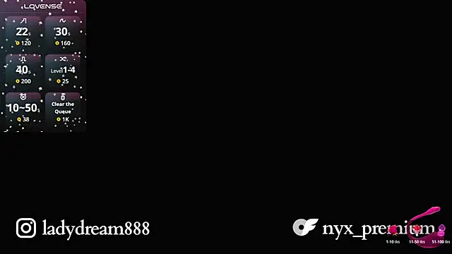 Snapshot of Ladydream1 chatting on 31, 7, 2026 Ladydream1 online show from 31, 7, 2026
