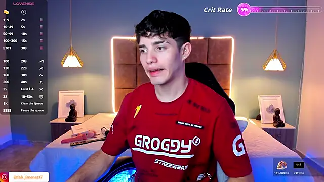 AlejooTwink online show from 23, 2, 2026