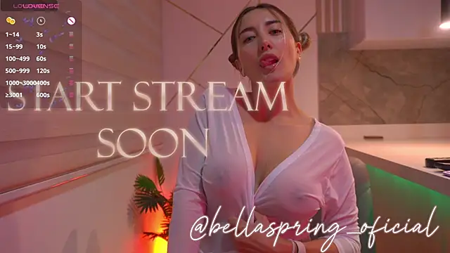 b3llaspringg online show from 5, 8, 2026