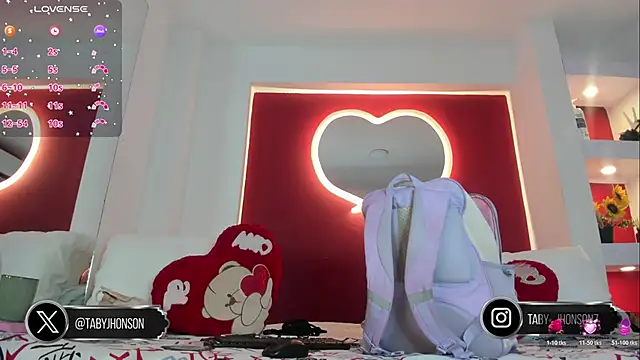 TabyJhonson online show from 14, 3, 2026