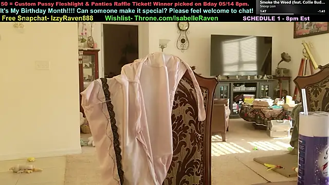 IsabelleRaven online show from 14, 5, 2026