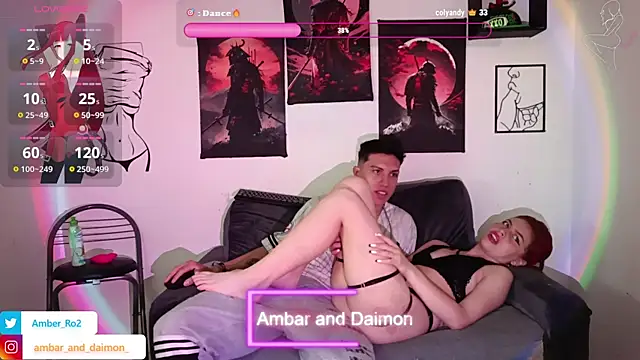 Ambar and daimon  online show from 19, 9, 2025