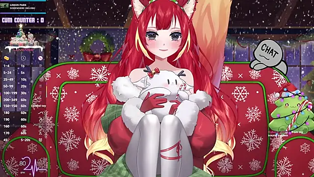 LewdKira VT online show from 20, 12, 2025