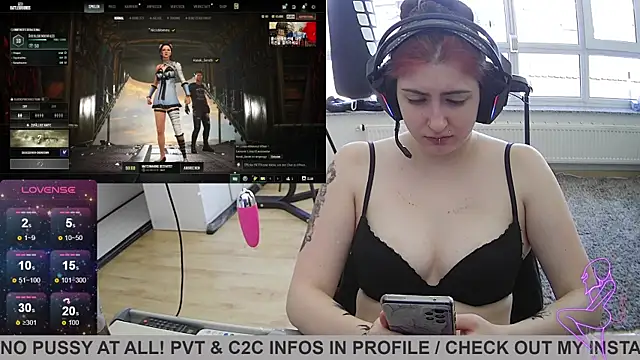 Gamergirl-Linela online show from 22, 3, 2025