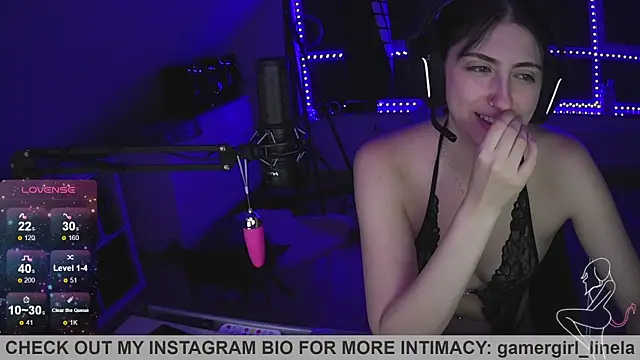 Gamergirl-Linela online show from 8, 9, 2025