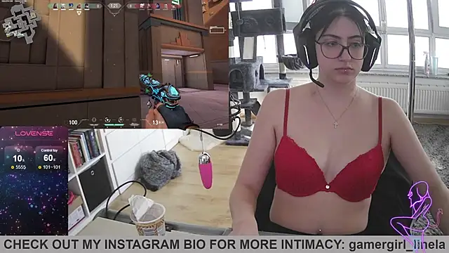 Gamergirl-Linela online show from 29, 9, 2025