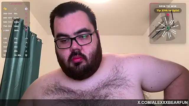 alexxxbear online show from 22, 2, 2026