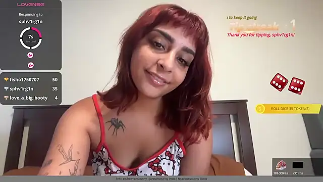 heavenssbunny online show from 6, 8, 2026