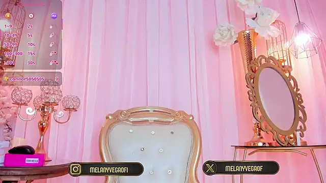 MelanyVegas online show from 10, 3, 2026