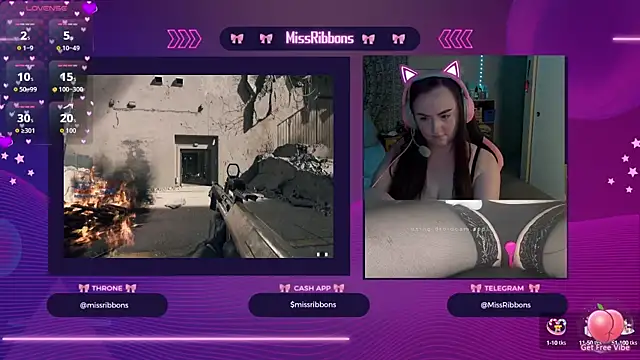 Snapshot of missribbons chatting on 23, 9, 2025 missribbons online show from 23, 9, 2025