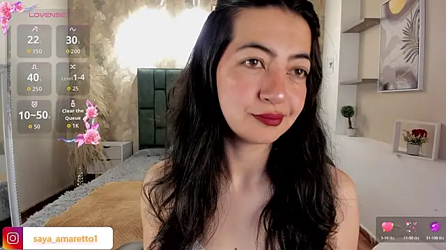 Saya Amaretto1 online show from 11, 3, 2026