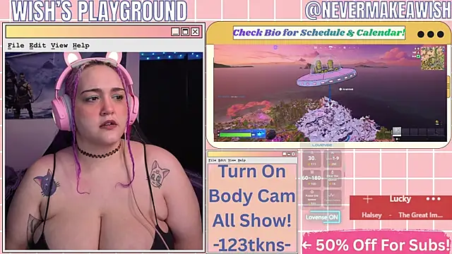 nevermakeawish online show from 2, 5, 2026