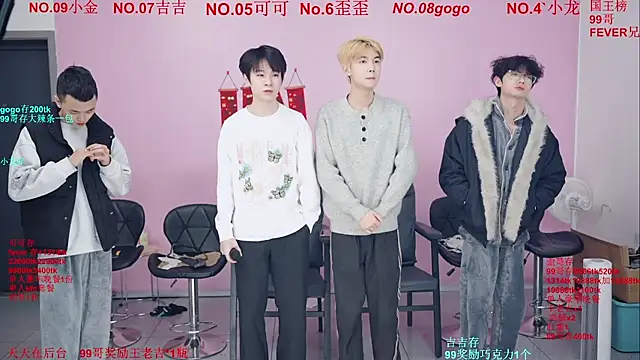 Beautifulboys-777 online show from 1, 2, 2026