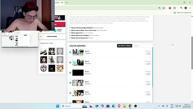 dirty model online show from 28, 9, 2025