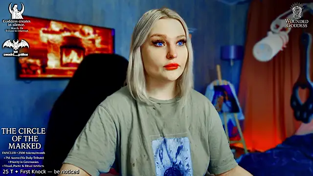 Wounded Goddess  online show from 8, 2, 2026