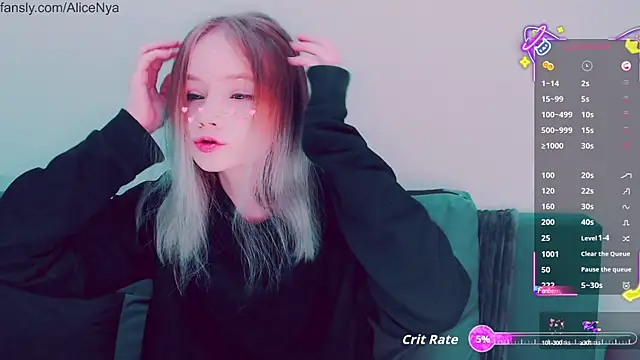 AliceNya cute online show from 15, 10, 2025