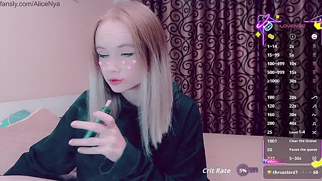 AliceNya cute online show from 24, 10, 2025