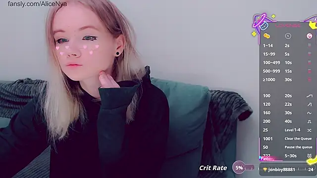 AliceNya cute online show from 30, 11, 2025