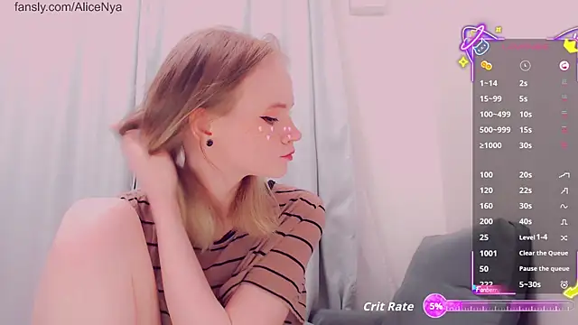 AliceNya cute online show from 19, 12, 2025