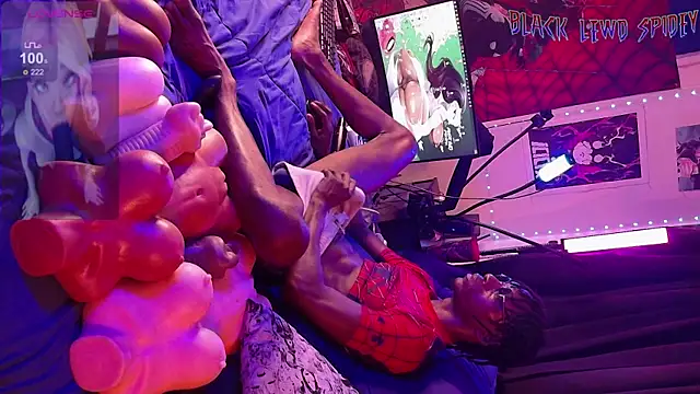 BlackLewdSpidey online show from 9, 5, 2026