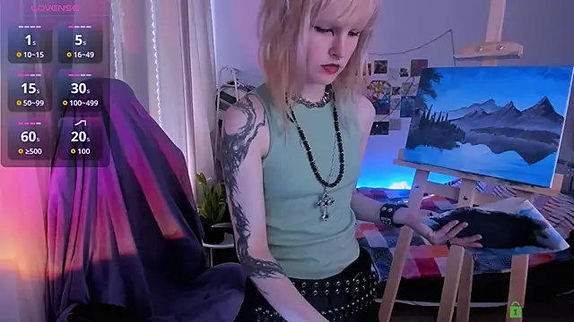 Snapshot of Mel_the_drawer chatting on 17, 3, 2026 Mel the drawer online show from 17, 3, 2026