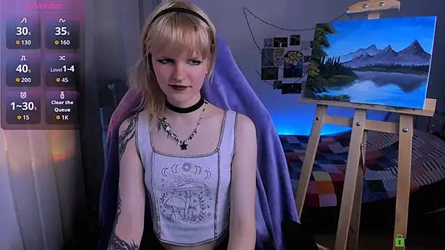 Snapshot of Mel_the_drawer chatting on 18, 3, 2026 Mel the drawer online show from 18, 3, 2026