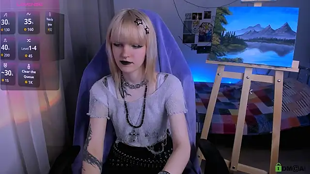 Snapshot of Mel_the_drawer chatting on 19, 3, 2026 Mel the drawer online show from 19, 3, 2026