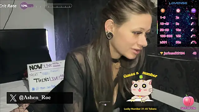 Snapshot of AshenRoe chatting on 9, 3, 2026 AshenRoe online show from 9, 3, 2026