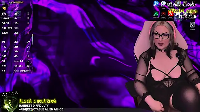 VelvetteSWE online show from 21, 5, 2026