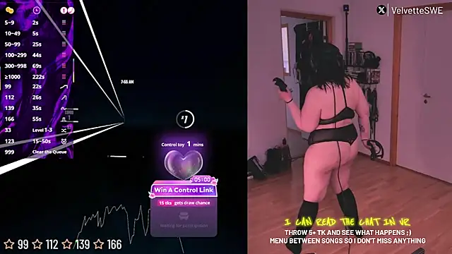 VelvetteSWE online show from 19, 6, 2026