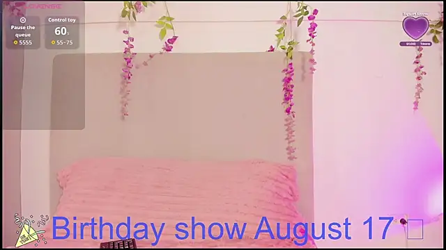 chloe peach  online show from 23, 7, 2026