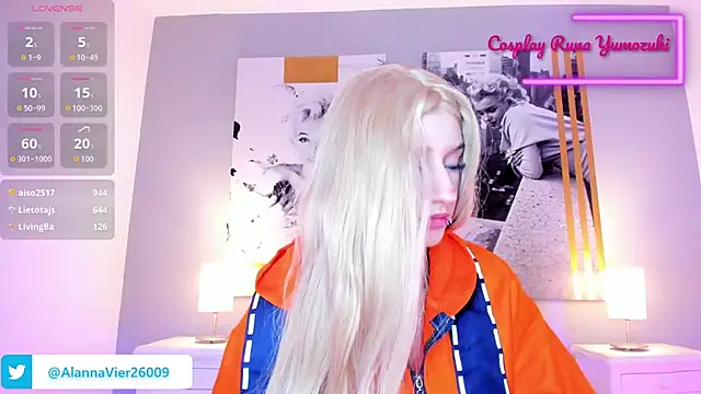 AlannaViera online show from 28, 6, 2026