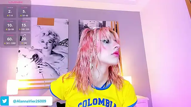 AlannaViera online show from 3, 7, 2026