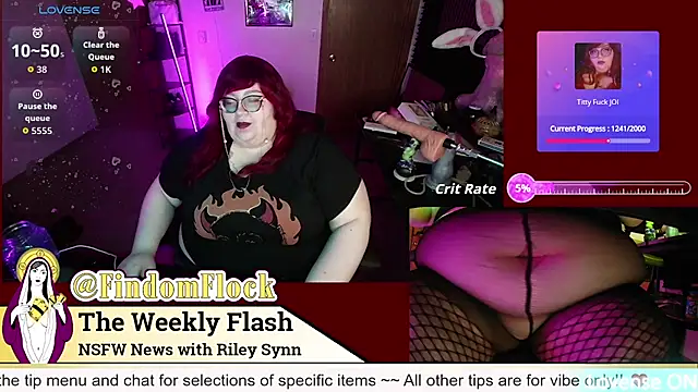 RileySynn online show from 8, 8, 2026