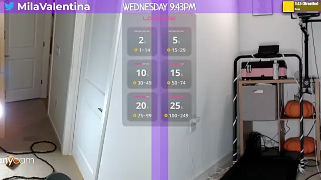 Snapshot of MilaValentina chatting on 6, 2, 2025 MilaValentina online show from 6, 2, 2025