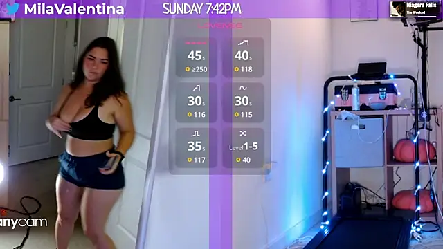 Snapshot of MilaValentina chatting on 17, 2, 2025 MilaValentina online show from 17, 2, 2025