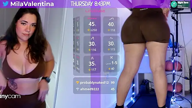 Snapshot of MilaValentina chatting on 21, 2, 2025 MilaValentina online show from 21, 2, 2025