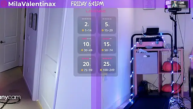 Snapshot of MilaValentina chatting on 21, 2, 2025 MilaValentina online show from 21, 2, 2025