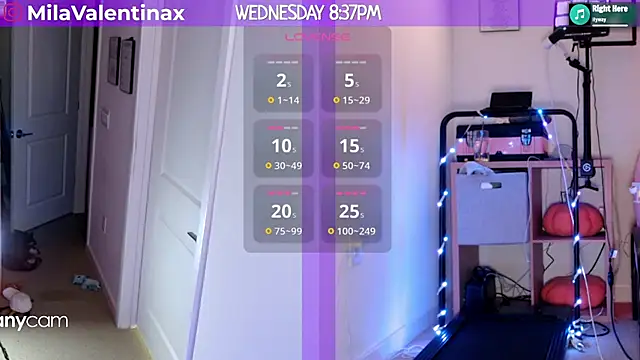 Snapshot of MilaValentina chatting on 27, 2, 2025 MilaValentina online show from 27, 2, 2025